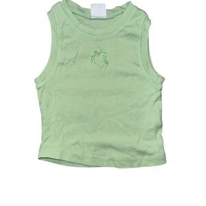 Green Kids Sleeveless Top